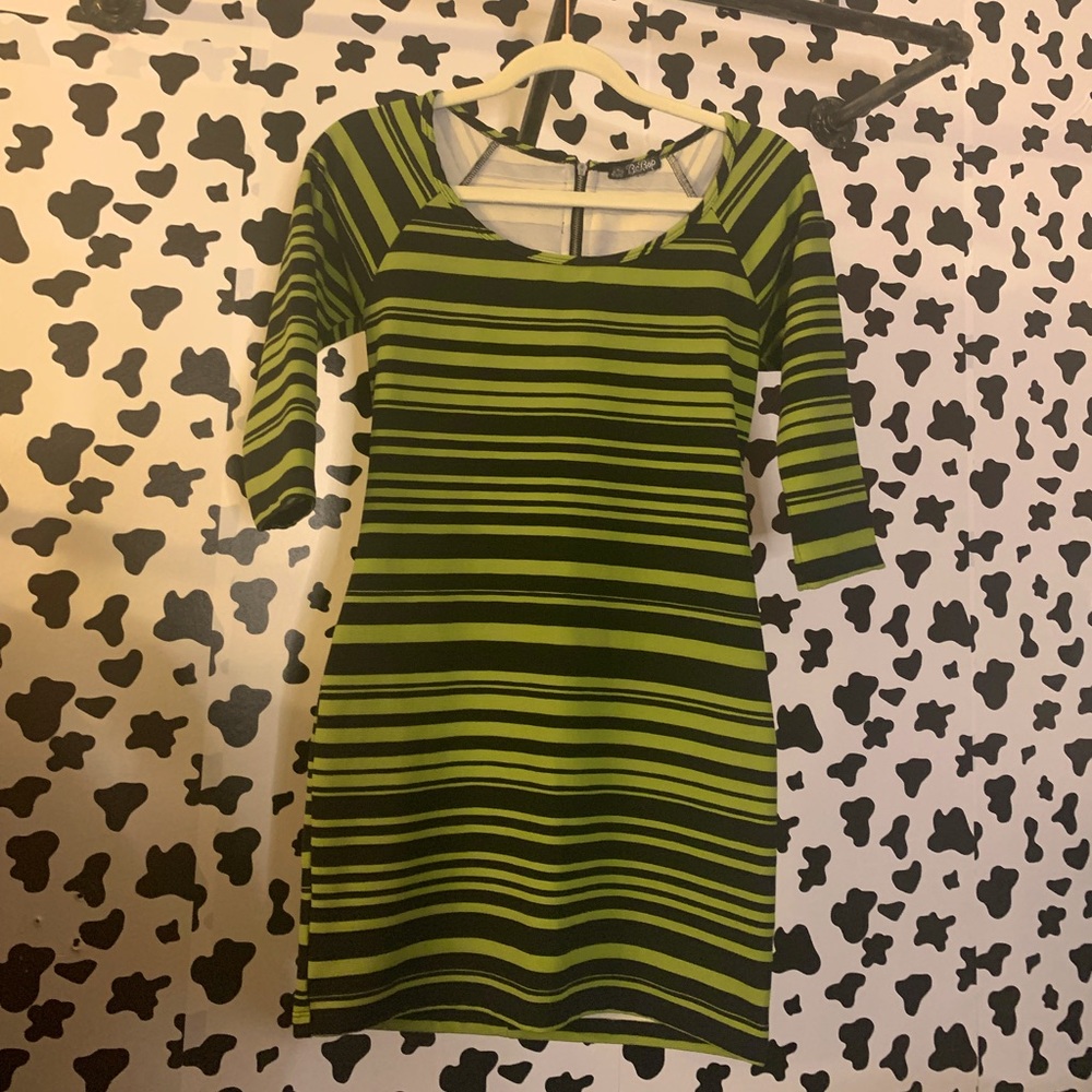 Striped Bodycon Mini